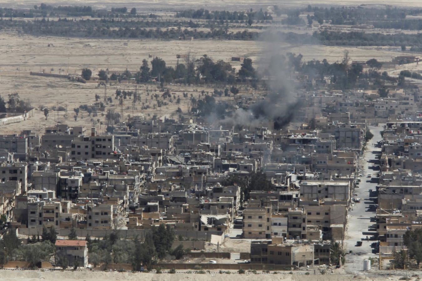 Russen Bombarderen IS In Palmyra Foto AD nl