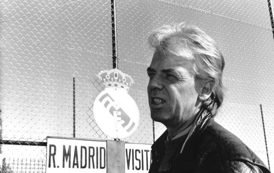 Leo Beenhakker in zijn periode bij Real Madrid.