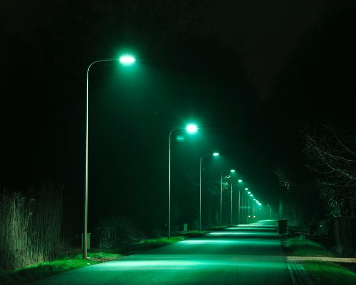 De provincie Gelderland gaat verder met het vervangen van de straatverlichting langs wegen. Afbeelding ter illustratie.