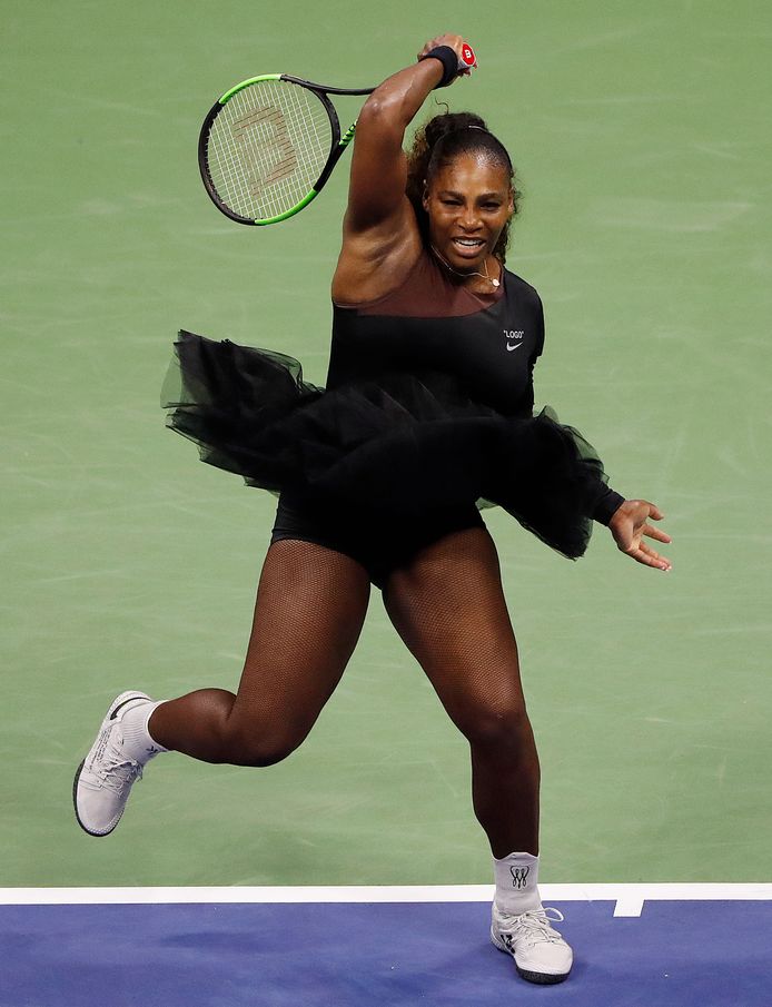 Serena Williams in haar US Open-outfit.
