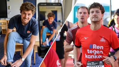 Populaire tiktok-docent uit Twente rent marathon voor het goede doel: ‘Was na 28 kilometer al kapot.