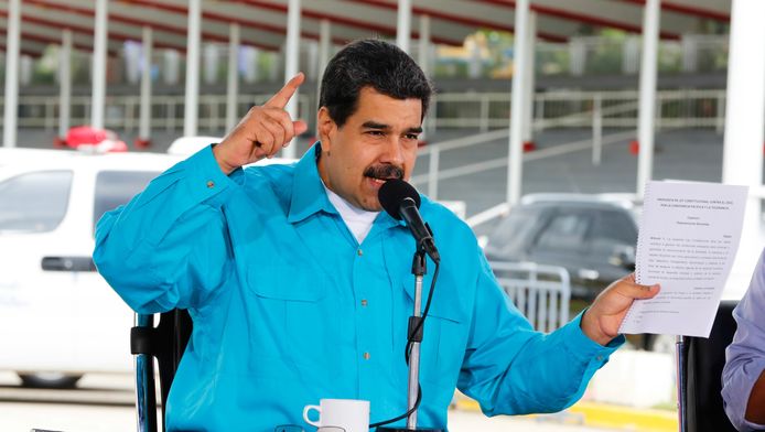 De Venezolaanse president Nicolas Maduro