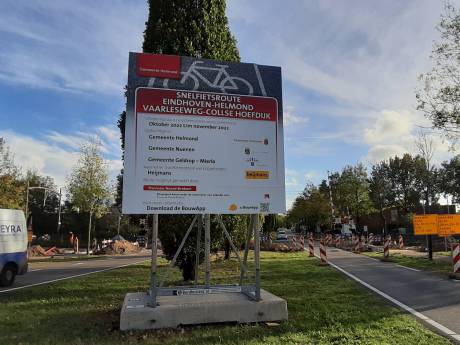 Snelfietspad Eindhoven-Helmond is bijna klaar, maar Nuenen-Eeneind maakt zich zorgen over veiligheid en sluipverkeer 
