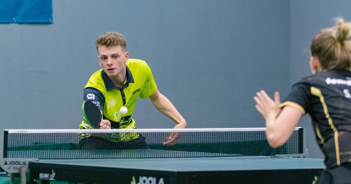 Nederlands kampioen tafeltennis klasse apart bij toernooi in Arnemuiden