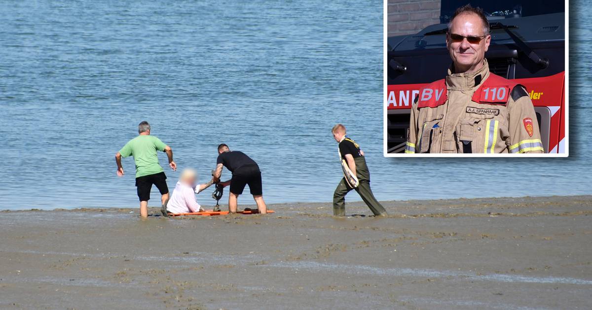 Pas op voor slik op het strand: ‘Het zuigt je benen zó vast dat je ze er niet meer uit krijgt’