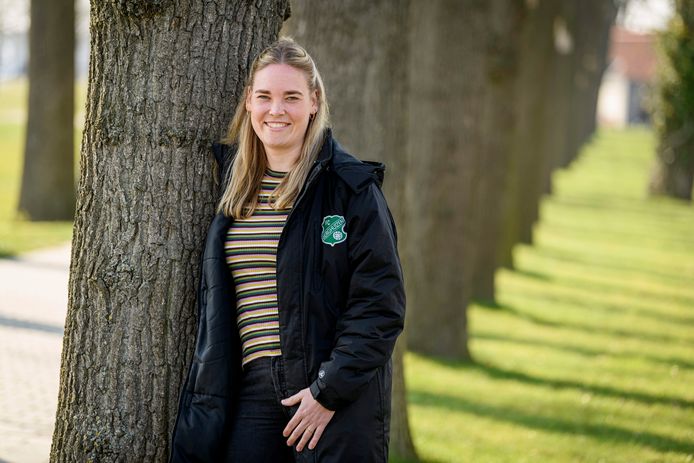 Leanne Pegge speelt zondag met FC Berghuizen de thuiswedstrijd tegen Fortuna’54.
