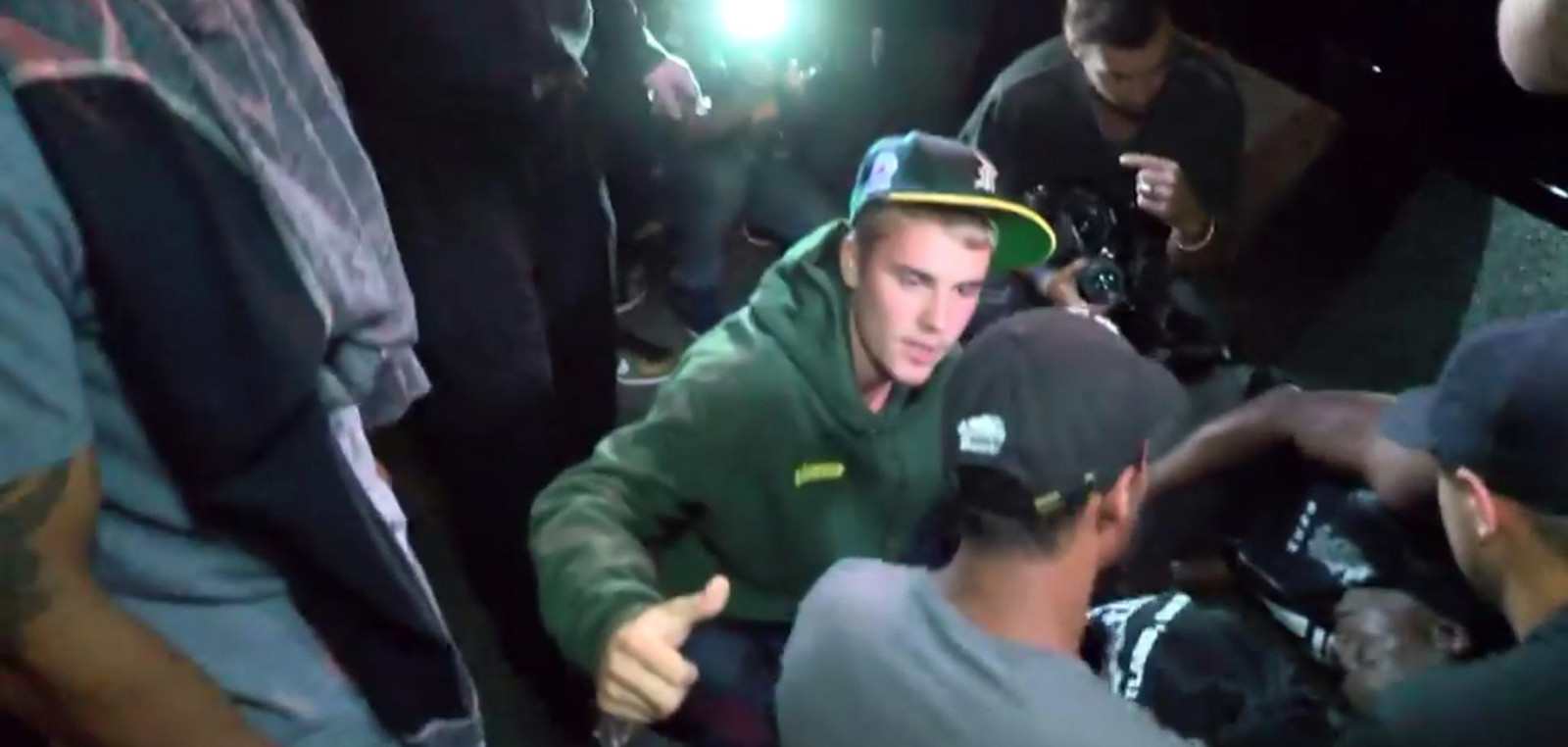 Vlaamse Debby Gommeren getuige van ongeval Justin Bieber Foto hln.be