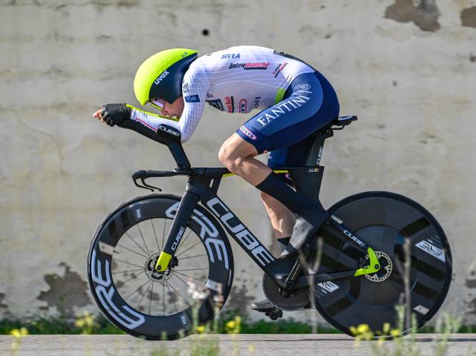 Rune Herregodts knap negende, met hetzelfde monsterverzet als Evenepoel: “We slapen niet”