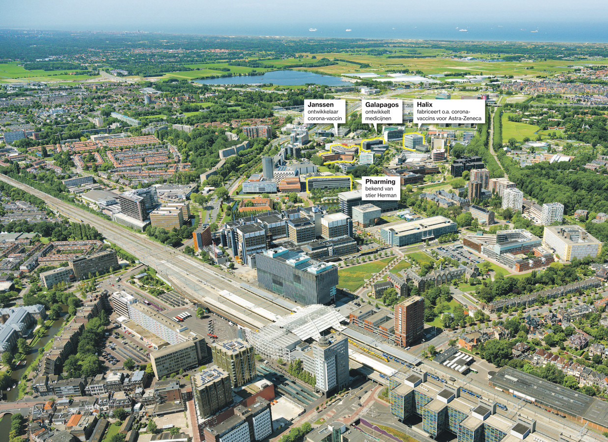 Hoe Leiden in vaccinhotspot veranderde vandaag viert vlaggenschip