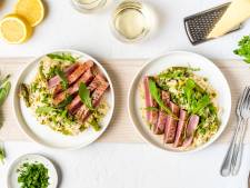 Wat Eten We Vandaag: Citroenrisotto met tonijnsteak