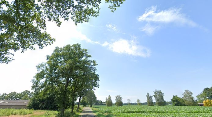 Oude kerkbaan in Milheeze