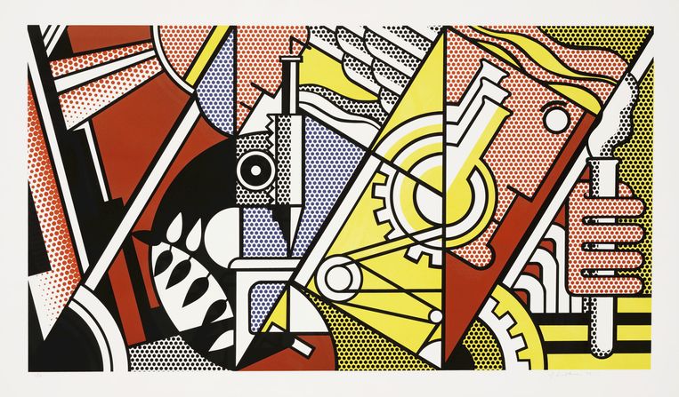 'Peace Through Chemistry' van Roy Lichtenstein. Beeld AGEFOTOSTOCK