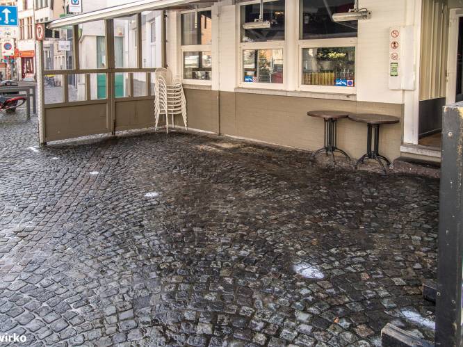 Tot hier en niet verder met uw carnavalspint: binnen de lijnen mag je uit een glas drinken, erbuiten uit een plastic bekertje