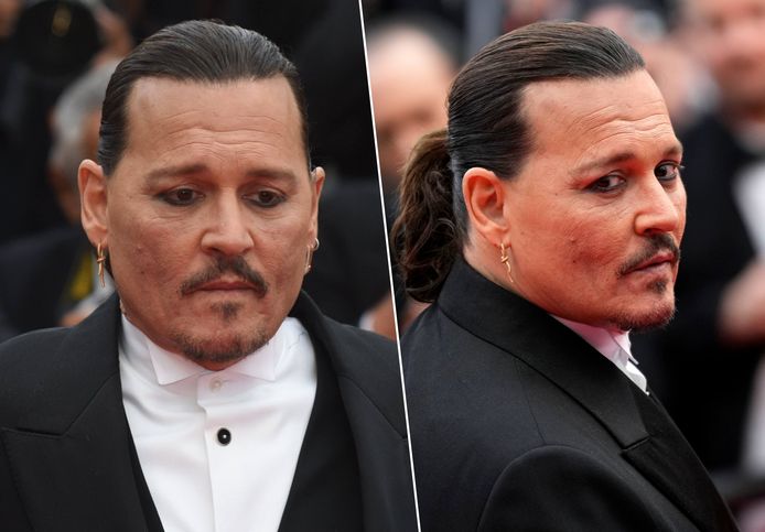 Johnny Depp in Cannes.