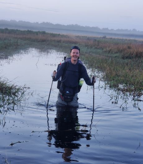 Sjors liep in zijn eentje monstertocht van 10.000 kilometer in VS: ‘Liep door water tussen alligators’