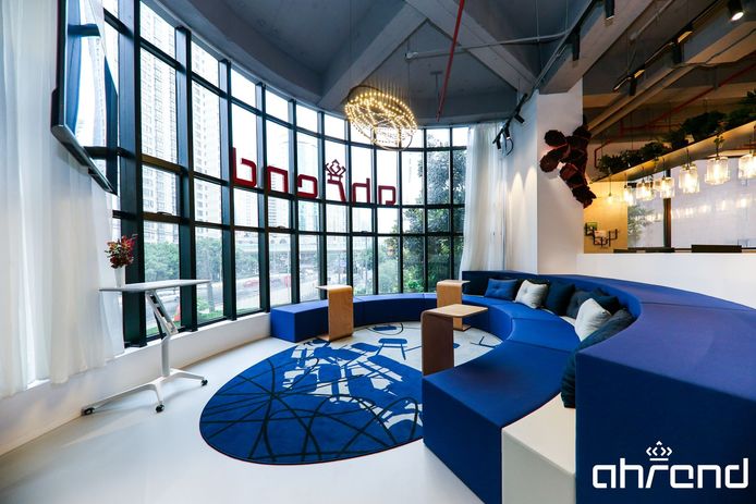De nieuwe showroom van Ahrend in Shanghai.