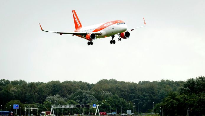 De airbus van Easyjet was onderweg naar Bristol