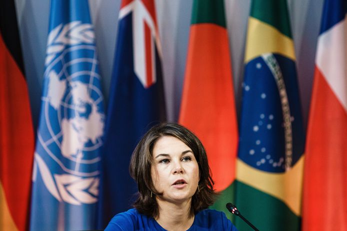 Minister van Buitenlandse Zaken Annalena Baerbock.