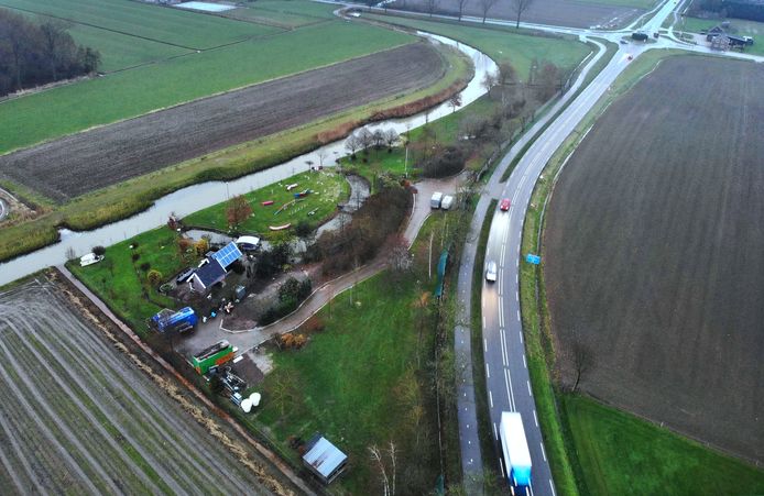 De N320 ter hoogte van Ingen gaat dit jaar een tijdje dicht.