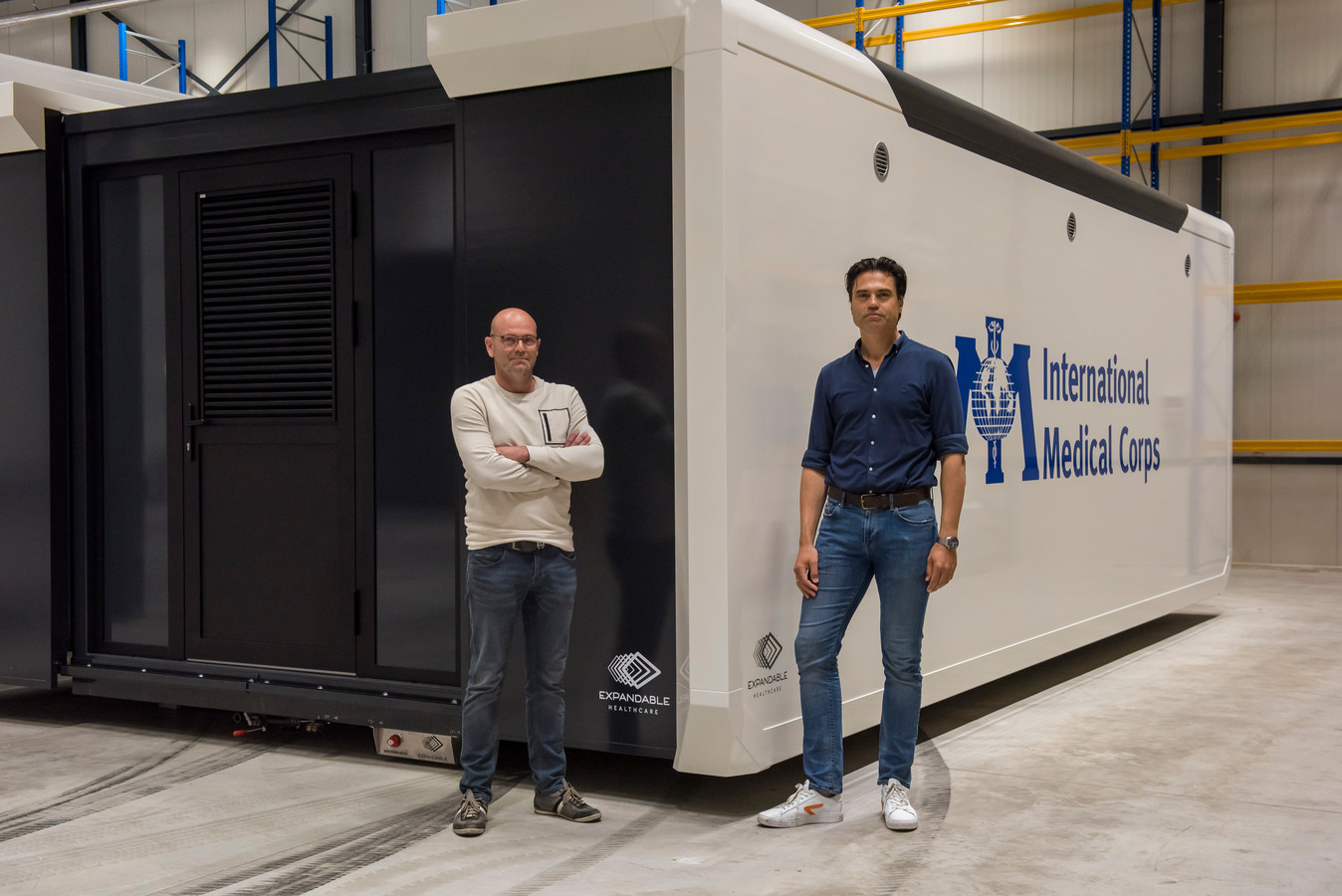 Michiel Becx en Martijn Gevers (rechts) van Expandable Healthcare.