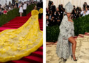 Rihanna en 2015 et en 2018.