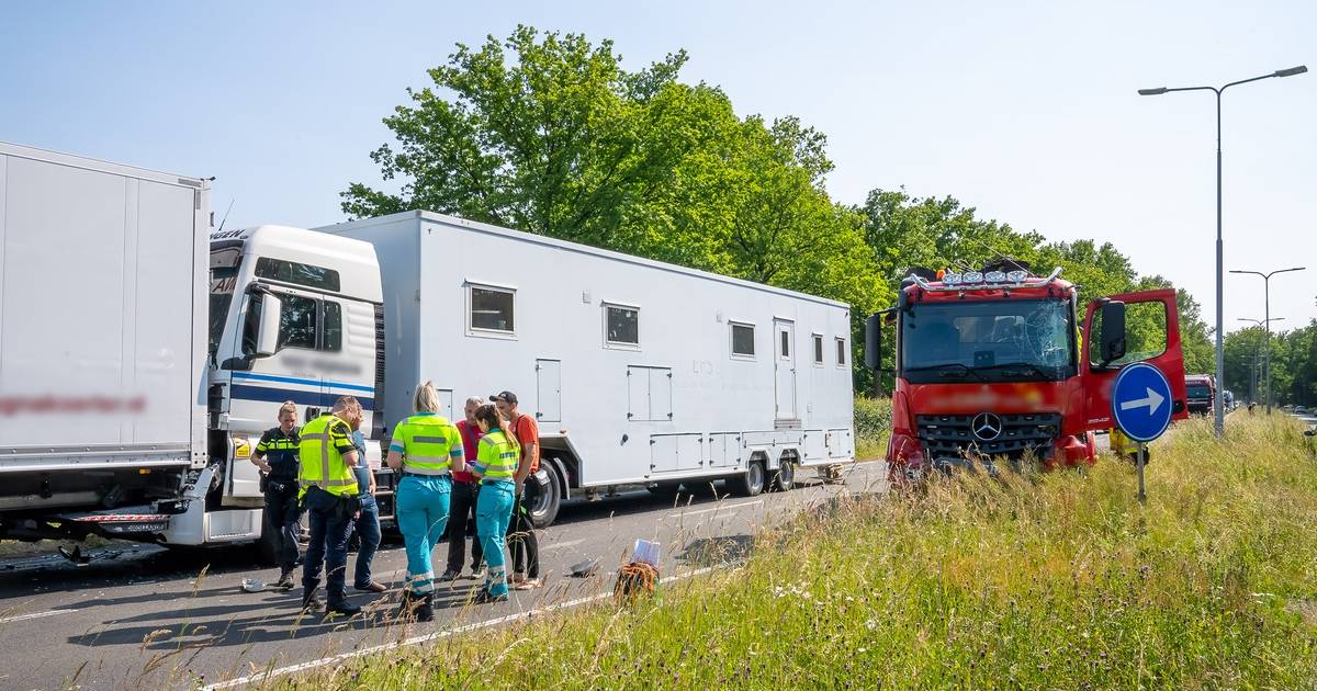 N65 dicht door ongeluk • stroomstoring in Den Bosch.