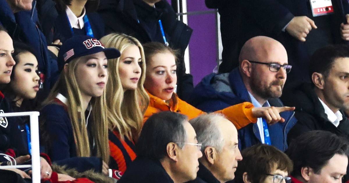Esmee Visser naast Ivanka Trump op de tribune: 'Ze had er