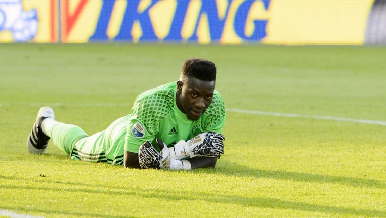 Het duel met Panathinaikos is de hoofdwedstrijd, daar komen de meeste basisspelers van Ajax in actie, zoals Ajaxdoelman Onana.  Beeld ANP