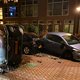 Enorme ravage Feike de Boerlaan: automobilist raakt geparkeerde voertuigen
