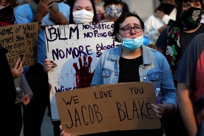 Het neerschieten van Jacob Blake heeft opnieuw geleid tot felle protesten en demonstraties tegen racisme en politiegeweld.