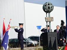 Monument voor slachtoffers MH17 onthuld op Vliegbasis Eindhoven