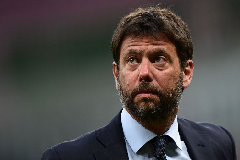 Juventus-voorzitter Andrea Agnelli Beeld AFP