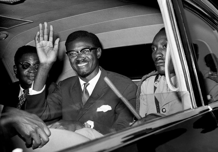 Patrice Lumumba in 1960 in New York. Beeld AP