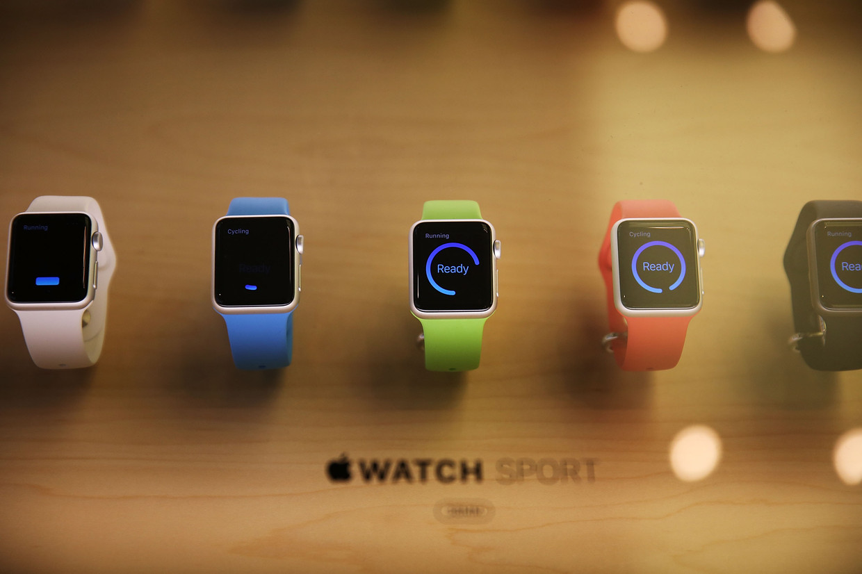 Apple Watches Beeld getty