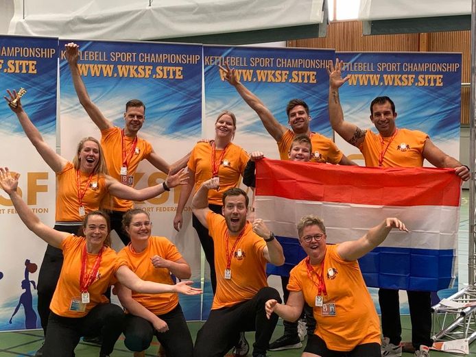 Het succesvolle Nederlandse team op het EK