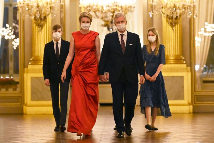 Koning Filip en koningin Mathilde