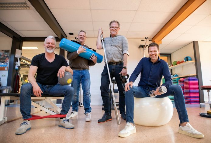 Jorg van den Broek, Marc van den Ingh, Mark Ruyssenaars en Kees Jeurissen (vlnr).