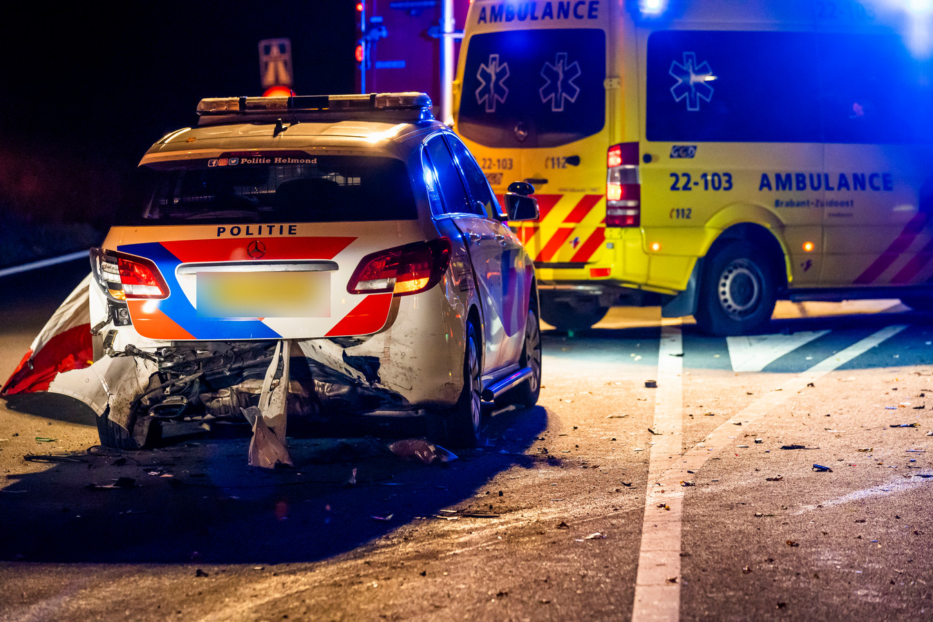 Bij een ongeluk in oktober 2020 op de A270 Nuenen kwam politieman Jeroen Leuwerink om het leven.