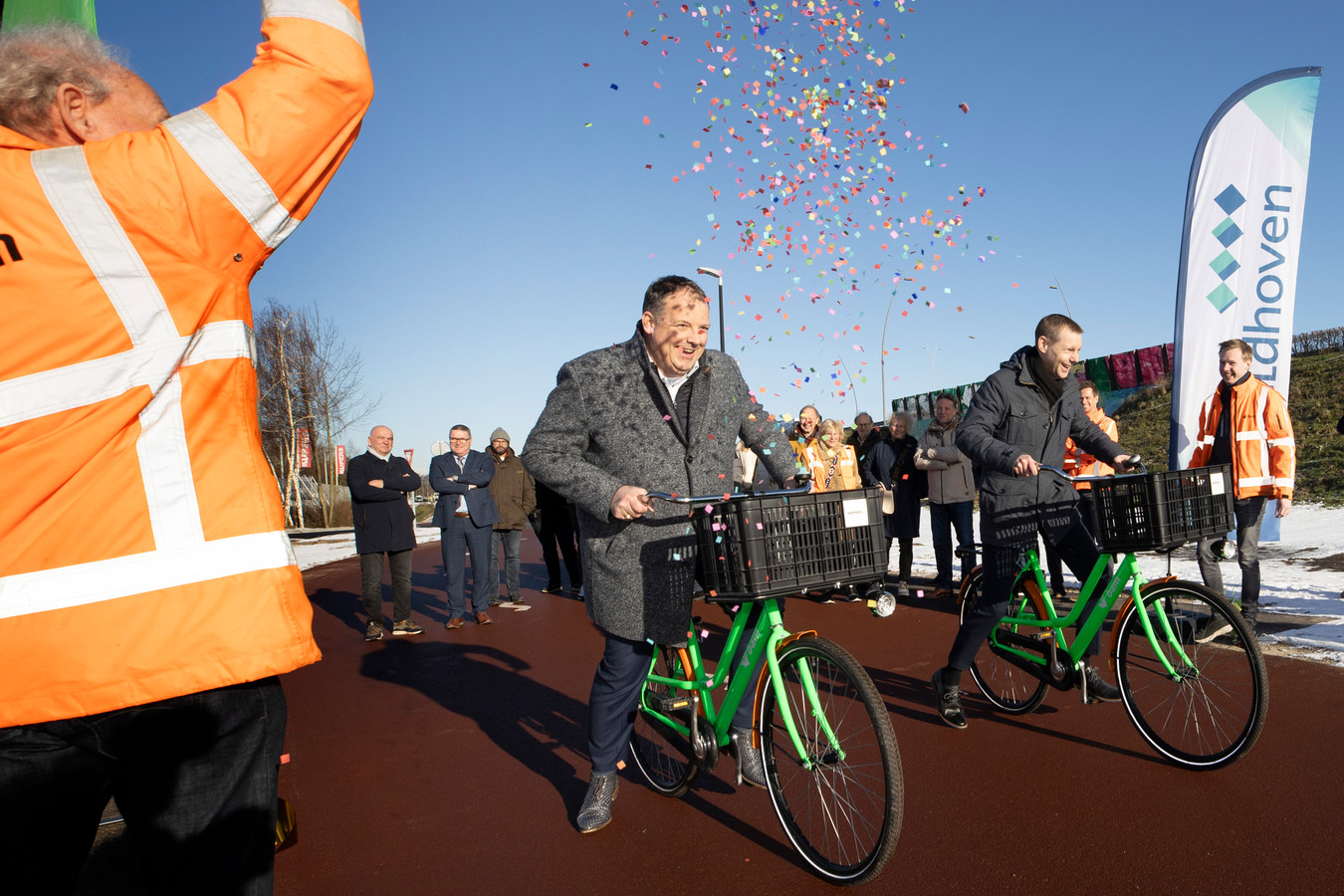 Fietsverbinding tussen De Run en de High Tech Campus officieel geopend ...