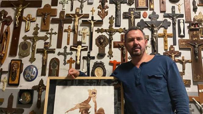 Religieus getint kunstwerk van Axel Daeseleire wordt geveild