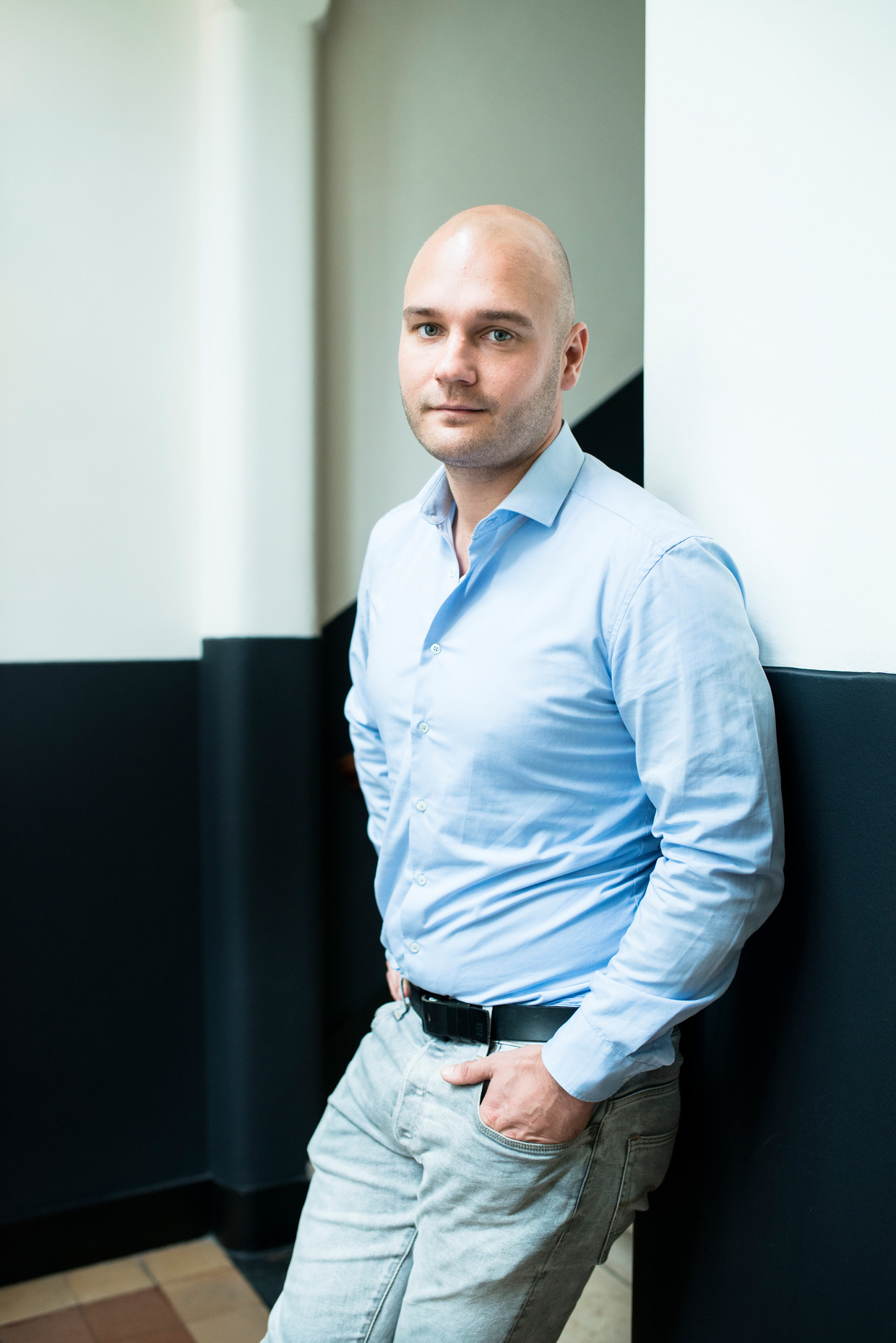 Stijn Verstijnen, algemeen directeur Deliveroo Nederland. Beeld Linelle Deunk