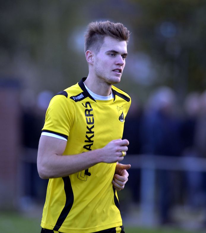 Robin van den Noort, speler van Be Ready, scoorde een hattrick.