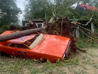 ‘General Lee’ van hoofdrolspeler Dukes of Hazzard zwaar beschadigd door orkaan