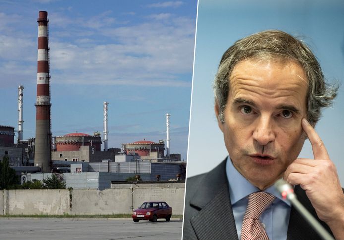 Zaporizhia Nuclear Power Plant, Ukraine.  The chief executive of the International Atomic Energy Agency is appropriate, Rafael Grossi.