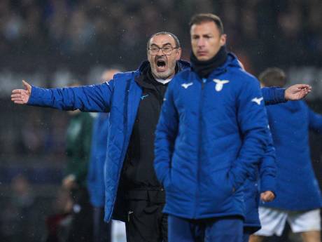 Lazio-coach Maurizio Sarri: ‘Enige wat ik niet leuk vind aan Nederlands voetbal zijn de Feyenoord-fans’