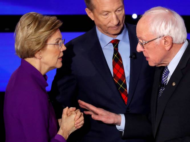 CNN geeft geluidsfragment van bekvechtende Warren en Sanders vrij