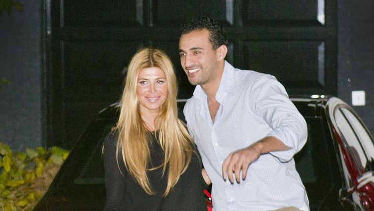 Badr Hari met zijn vriendin Estelle Cruijff Beeld ANP
