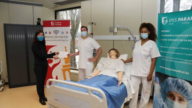 78 nouveaux diplômés en soins infirmiers en Province de Liège et un taux d’engagement de 100%