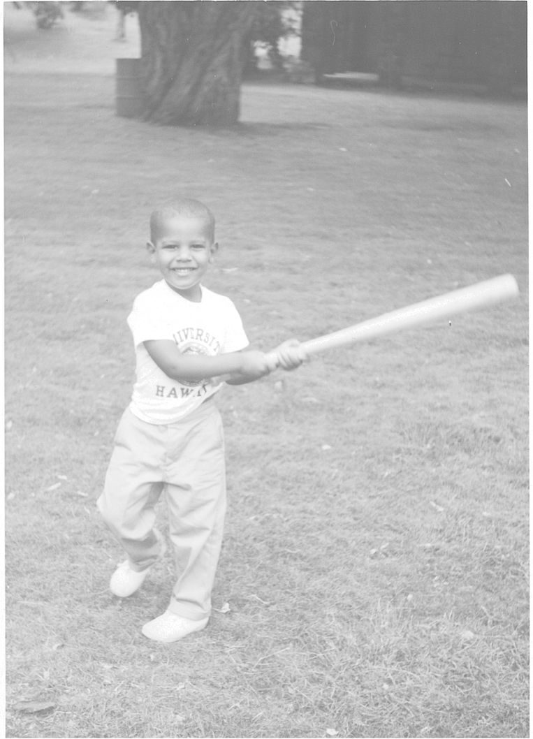 De jonge Barack Obama. Beeld Familiearchief Obama-Robinson