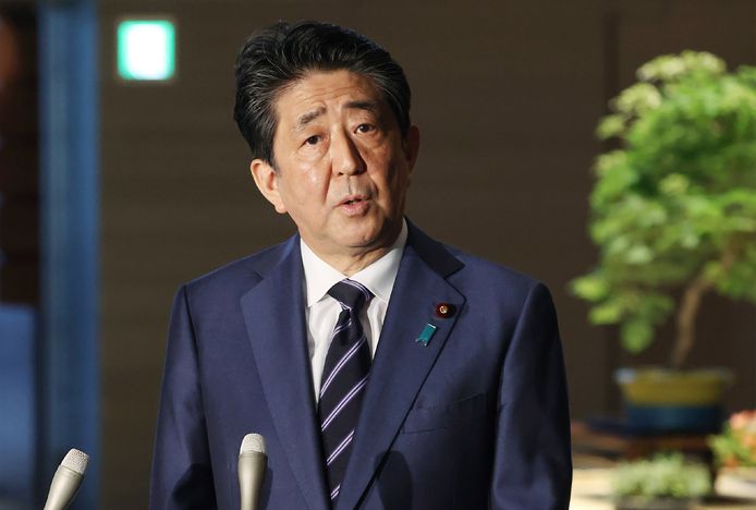 De Japanse premier Shinzu Abe.